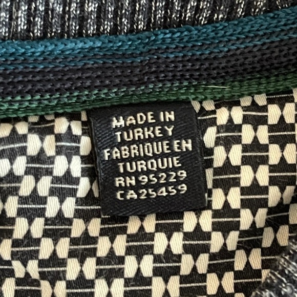 Ted Baker London sweater zippered sleeve pocket office put crewneck 2XL size 6 - Picture 7 of 16